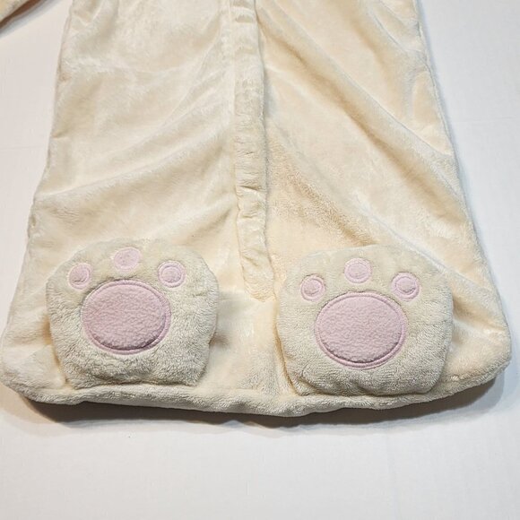 Gymboree baby girl bunny bunting size 0-6 months sleep sack rabbit ears paws tai - Picture 2 of 9